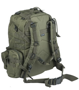 Рюкзак военный туристический 36+10 л Оливковый MIL-TEC DEFENSE ASSEMBLY OLIVE 36L +10L (14045001-36-46) M-T