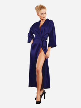 Халат жіночий DKaren Housecoat 130 XL Navy Blue (5901780637163)