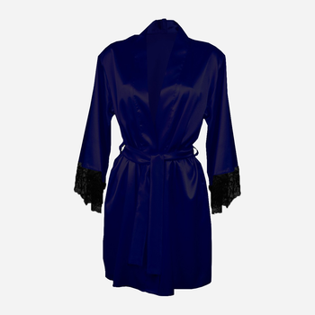 Халат жіночий DKaren Housecoat Adelaide S Navy Blue (5903251397453)