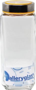 Банка для зберігання Shelley Glass скляна з віконною кришкою 1200 мл (S0101-1S)