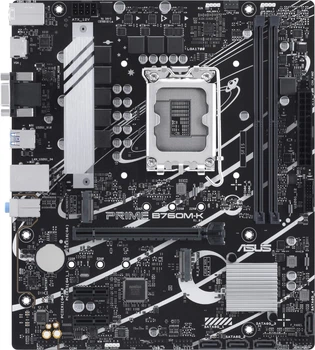 Материнська плата Asus PRIME B760M-K (s1700, Intel B760, PCI-Ex16)