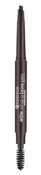 Essence Cosmetics WOW What a Brow Олівець для брів з пензликом відтінок 03 Темно-коричневий 0.2г (4059729371959)