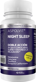 Suplement diety Interpharma Aspolvit Night Sleep 60 kapsułek (8470001717962)