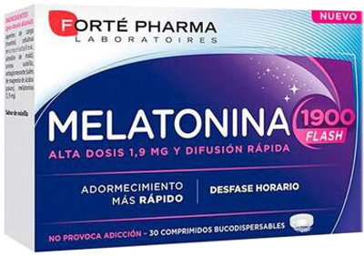 Дієтична добавка Fort Pharma Fort Melatonin Flash 1900 Flash 30 таблеток (8470001902061)