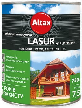 Лазурь Altax глубококонсервирующая 0.75л Махонь