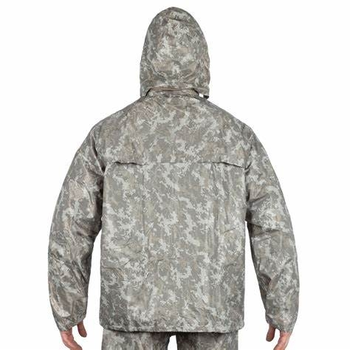 Костюм мужской демисезонный Mil-Tec Водонепроницаемый L Пиксель M-T куртка штаны защита от осадков и ветра с капюшоном для рыбалки охоты путешествий