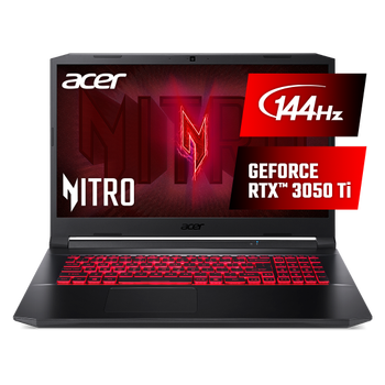 Ноутбук Acer Nitro 5 AN517-54-764C (NH.QF6EU.00L) Shale Black / 17.3” IPS Full HD 144 Гц / Intel Core i7-11600H / RAM 16 ГБ / SSD 1 ТБ / nVidia GeForce RTX 3050 Ti, 4 ГБ