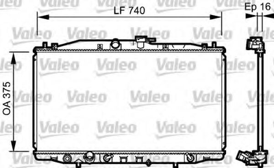 Радиатор Valeo (735050)