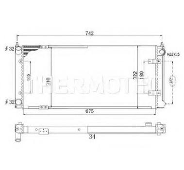 Радиатор Thermotec (D7W028TT)