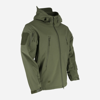 Куртка тактическая Kombat UK Patriot Soft Shell Jacket 3XL Оливковая (kb-pssj-olgr-xxxl)