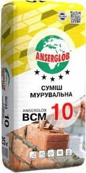 Суміш для мурування Anserglob BCM 10 25 кг