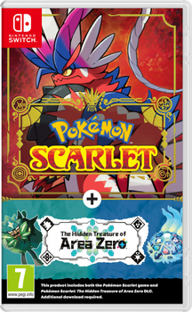 Гра Nintendo Switch Pokémon Scarlet + Area Zero DLC (Картридж) (0045496511029)