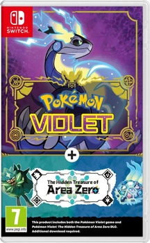 Гра Nintendo Switch Pokémon Violet + Area Zero DLC (Картридж) (0045496511098)
