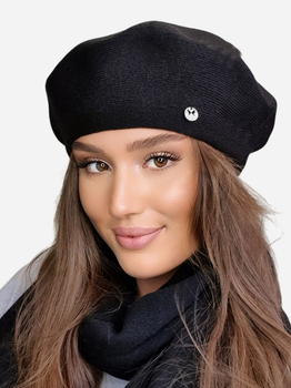 Beret Kamea K.22.036.08 One Size Czarny (5903246758726)