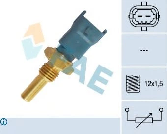 Датчик температури охолоджуючої рідини FAE (33490)