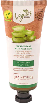 Krem do rąk Idc Institute Idc Vegan Hand Cream Aloe 75 ml (8436591924746)