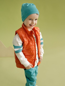 Жилет демісезонний дитячий Pinokio Orange Flip 92 см Orange (5901033307812)
