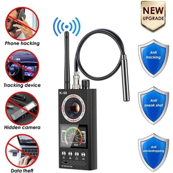 Детектор жучков и скрытых камер, антижучок, индикатор прослушки I-Tech K68 PRO с функцией поиска магнитов