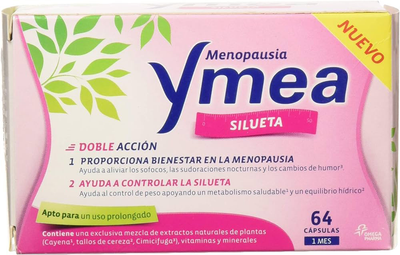 Дієтична добавка Ymea Menopausia Silueta 64 капсул (8470001969194)