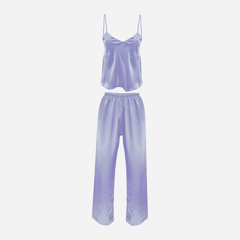Piżama (podkoszulek + spodnie) DKaren Set Iga S Light Blue (5901780630577)