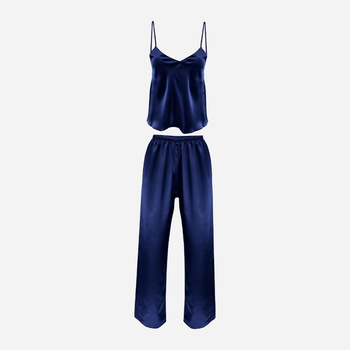 Piżama (podkoszulek + spodnie) DKaren Set Iga XS Navy Blue (5902686577393)