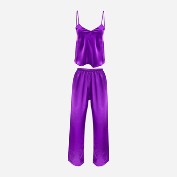 Piżama (podkoszulek + spodnie) DKaren Set Iga XS Violet (5903251392779)