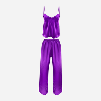 Piżama (podkoszulek + spodnie) DKaren Set Iga M Violet (5901780630409)