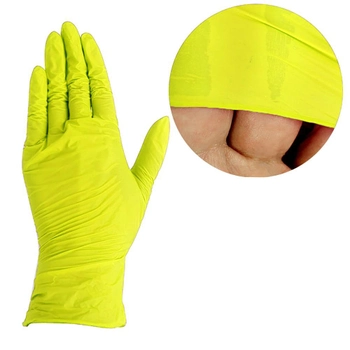 Перчатки UNEX MED COMFORT Style Lemon нитриловые желтые S 100 шт (01189-S) (0304694)