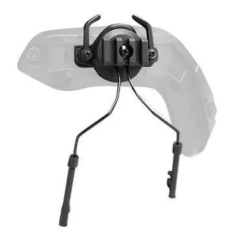 Крепление для активных наушников на шлем типа FAST (чёрный)