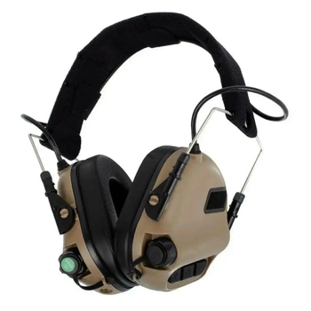 Активні навушники для стрільби Earmor M31 (койот)