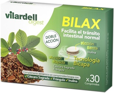 Дієтична добавка Vilardell Digest Bilax 30 таблеток (8470001892447)