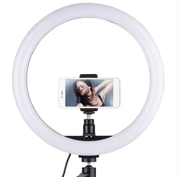 Кольцевая LED лампа 30 см (12 дюймов) Ring Light с держателем, без подставки 10 Вт