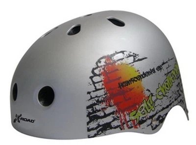 Велосипедный шлем детский X-Road PW 902-230, металлик S 52-55см