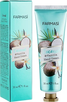 Крем для рук "Кокос та Ваніль" - Farmasi Hand Cream 30ml (1002393-1296450-2)