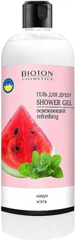 Гель для душу освіжаючий "Кавун та м'ята" - Bioton Cosmetics Shower Gel 1000ml (1106547-1474951-2)
