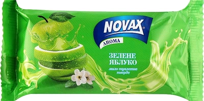 Твердое туалетное мыло "Зеленое яблоко" - Novax Aroma 5x70g (994589-1450986-2)