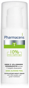 Отшелушивающий крем-пилинг с 10% миндальной кислотой Pharmaceris T Sebo-Almond Peel 50ml (677268-596131-2)