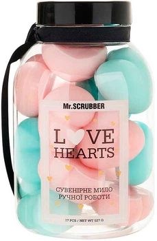 Парфумоване мило ручної роботи Mr.Scrubber Hand Made Soap Love Hearts 17шт (922836-857406-2)