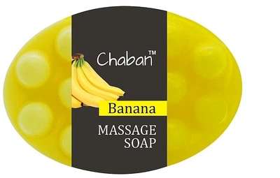Антицеллюлитное массажное мыло "Банан" - Chaban Natural Cosmetics Massage Soap 100g (100g) (1024280-1356437-2)