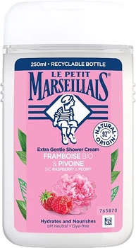 Гель для душа "Малина и Пион" Le Petit Marseillais 250ml (639942-1146182-2)