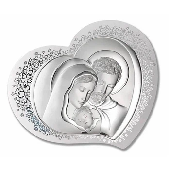 Серебряная икона Святое Семейство (46 x 37 см) Valenti 81310 2L