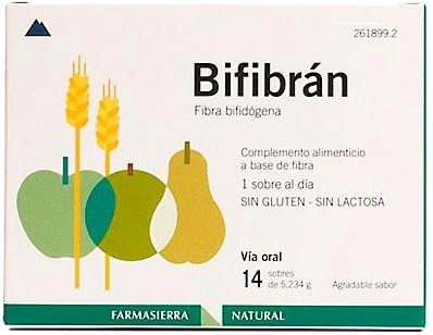 Дієтична добавка Farmasierra Bifibran Fibra Bifidogena 5 г 14 шт. (8470002618992)