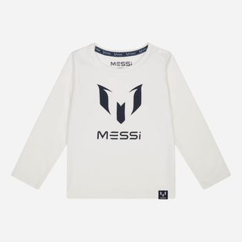 Дитяча футболка з довгими рукавами для хлопчика Messi S49319-2 110-116 см White (8720815173073)