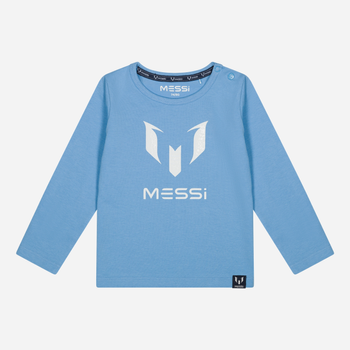 Дитяча футболка з довгими рукавами для хлопчика Messi S49320-2 122-128 см Light Blue (8720815173158)