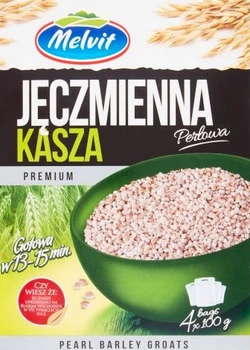 Крупа Melvit Жемчужная 400 г (0.4 кг) (5906827002904)