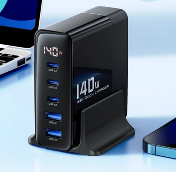 Док-станция Toocki 140W 5в1 Black