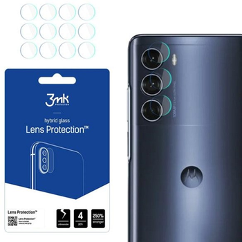 Zestaw szkieł hartowanych 3MK Lens Protection na aparat Motorola Moto G200 5G (5903108450027)