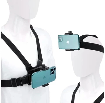 Кріплення на груди та голову для смартфонів Ulanzi U-Select MP-2 (2995)