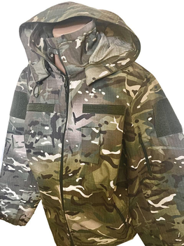 Куртка мультикам 60 размер военная, летняя армейская ветровка рип-стоп, куртка тактическая для ВСУ