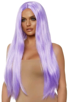 Длинный парик Leg Avenue Long straight center part wig lavender One Size
